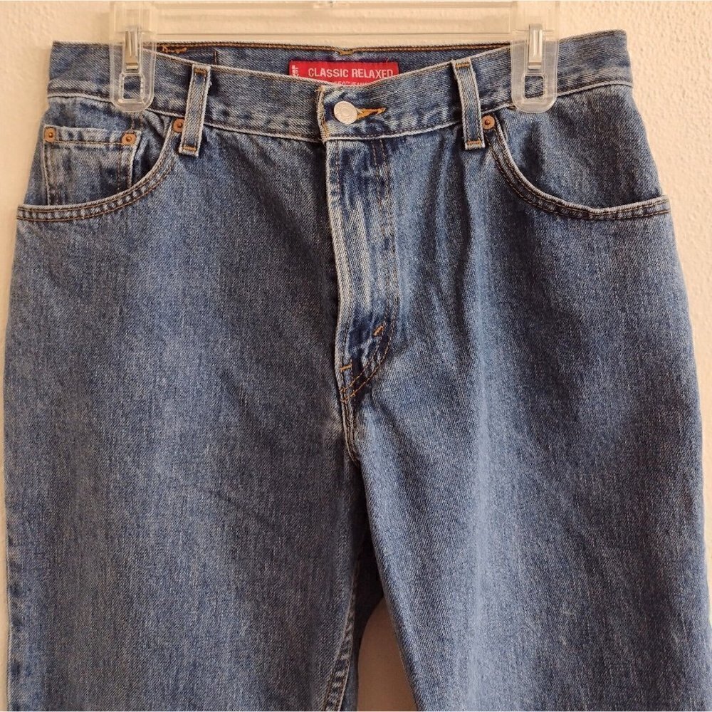 Vintage Levis 550 Classic Relaxed Tapered Denim Jeans Womens 12M - Picture 3 of 8